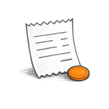 Customer makes a purchase