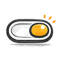 Directional road signpost with two arrows