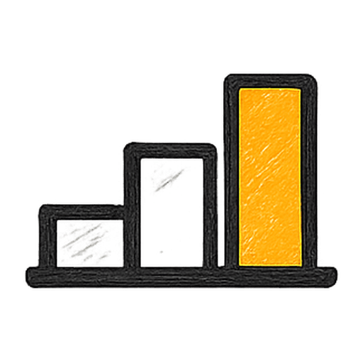 Three-step podium with top step highlighted, representing top UGC contributors
